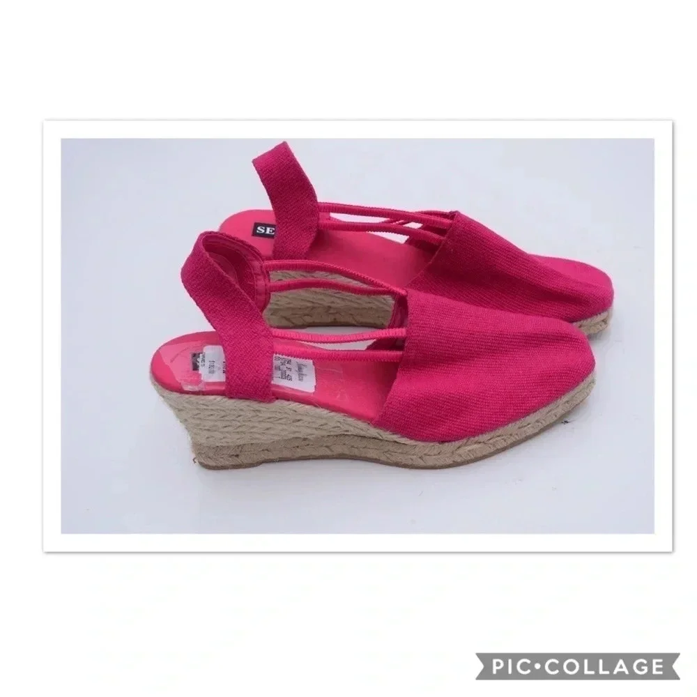 NWT Sesto Meucci Espradille wedge